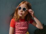 Cream Kindersonnenbrille, YEYE in Mini Kyomo Etui – Bild 6