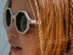 Cream Kindersonnenbrille, YEYE in Mini Kyomo Etui – Bild 3