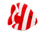 Kuschelkissen - Gestreifter Fisch rot, 40cm – Bild 2
