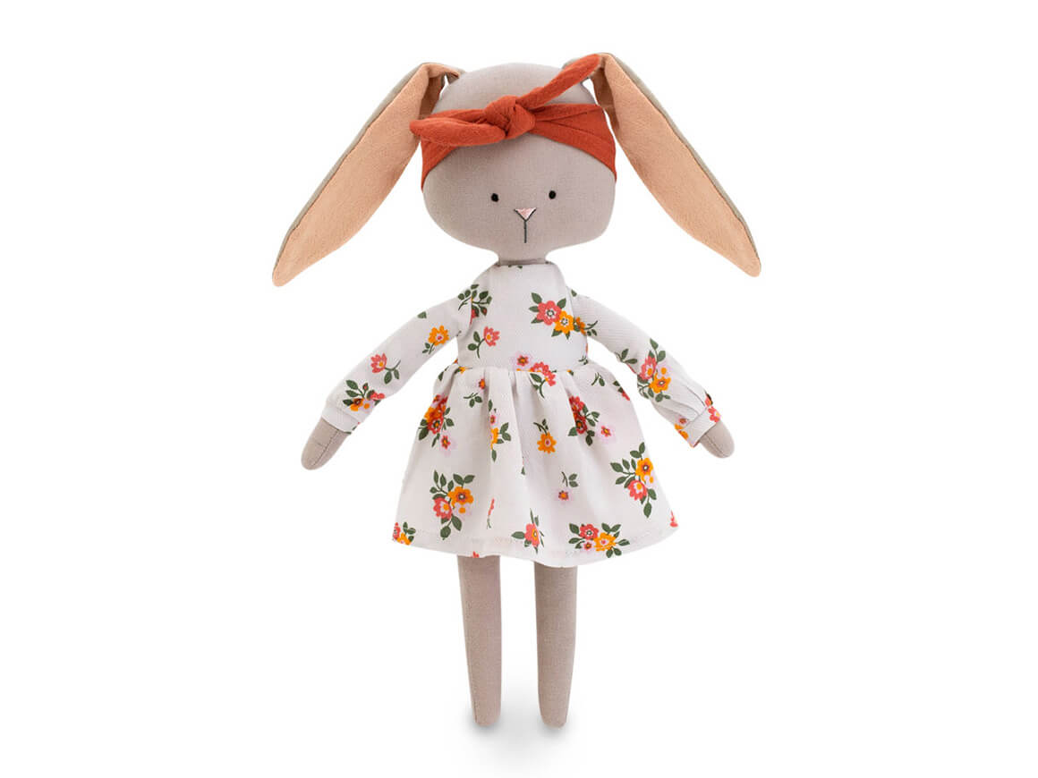 LUCY-Kuscheltier-Hase-Orange-Toys.jpg LUCY, Kuscheltier Hase (30 cm) – Bild 1