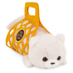 MILO, Katze mit Tragetasche (35 cm), weiß