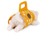 MILO, Katze mit Tragetasche (35 cm), weiß – Bild 3