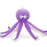 Lila Kuschel-Oktopus – 47 cm