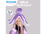 Lila Kuschel-Oktopus – 47 cm – Bild 2