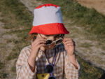 Cream Kindersonnenbrille, YEYE in Mini Kyomo Etui – Bild 8
