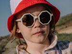 Cream Kindersonnenbrille, YEYE in Mini Kyomo Etui – Bild 9