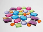 28 Riesen Glitzersteine