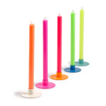 5 Mini Candles, Color Mix NEON – Bild 4