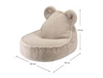 Teddy Sitzsack und Ottoman Set Biscuit beige – Bild 5