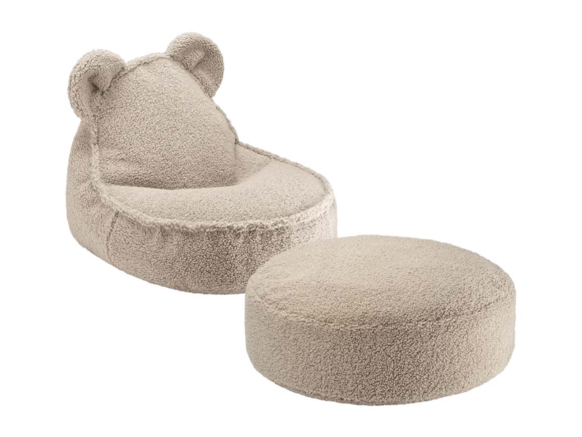 Biscuit-Teddy-Sitzsack-Ottoman-Set.jpg Teddy Sitzsack und Ottoman Set Biscuit beige – Bild 1