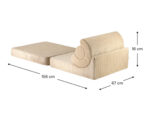 Flipster Kindersessel cord brown sugar – Bild 3