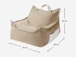 Outdoor Sitzsack Farbe Dune – Bild 8