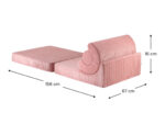 Flipster Kindersessel cord Rosa Mousse – Bild 3