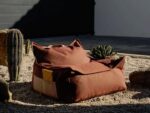 Outdoor Sitzsack & Ottoman-Set Farbe Granatapfel – Bild 11
