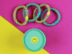 Haargummi-Set mint/gelb mit 4 Haargummis – Bild 4