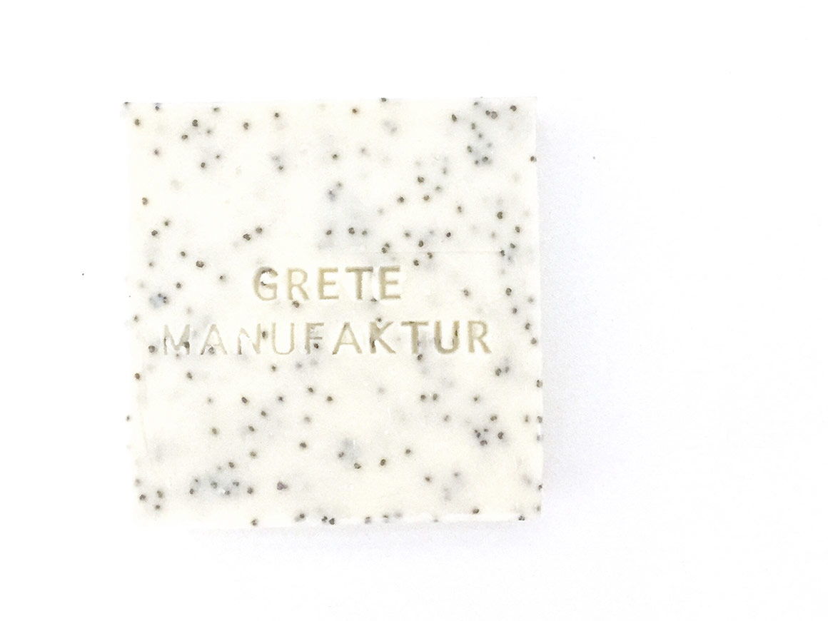 Handseife-Anne.jpg ANNE Geranium & Rosmarin | Sanfte Peelingseife – Bild 1