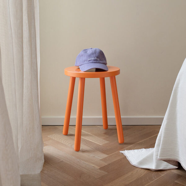 Hocker aus Birkenholz, ERNST