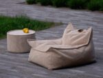 Kindersessel & Sitzsack, cord brown sugar – Bild 2