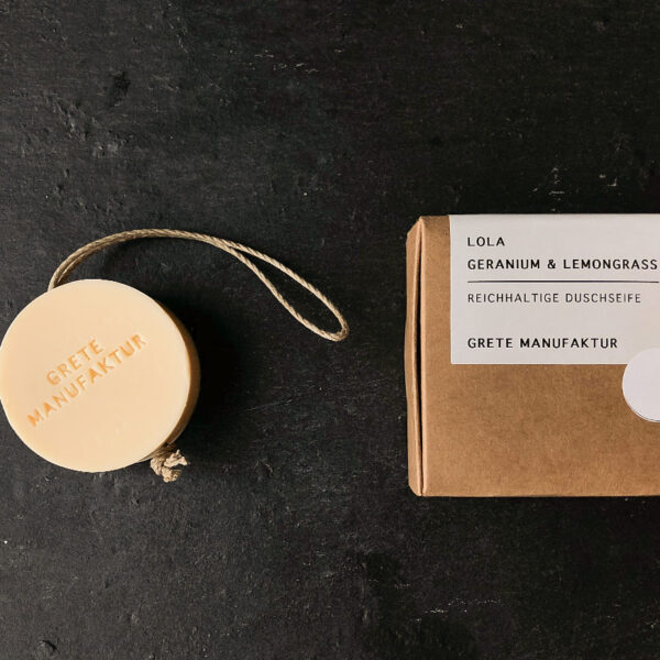 LOLA Geranium & Lemongrass | Reichhaltige Duschseife