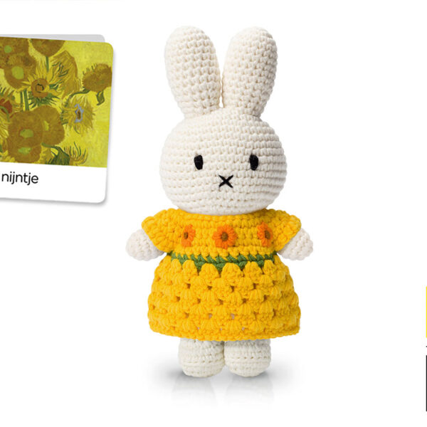 MIFFY Kuschelhase - im neuen van Gogh Sonnenblumenkleid