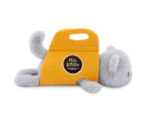 Kätzchen mit Tragetasche – Grau (13 cm) – Bild 3