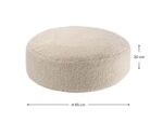 Teddy Sitzsack und Ottoman Set Biscuit beige – Bild 6