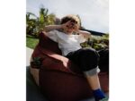 Outdoor Sitzsack & Ottoman-Set Farbe Granatapfel – Bild 9