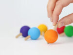 Regenbogen Kreisel, 6 Stück – Bild 2