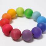 Regenbogen Perlenring