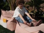 Outdoor Sitzsack Farbe Seashell – Bild 7