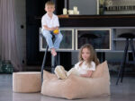 Kindersessel & Sitzsack, cord brown sugar – Bild 3