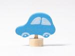 Steckfigur Blaues Auto