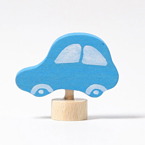 Steckfigur Blaues Auto