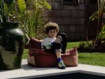 Outdoor Sitzsack & Ottoman-Set Farbe Granatapfel – Bild 8