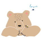 MIMI'lou Wandsticker OURS IN LOVE, groß
