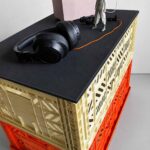 Deckplatte MDF schwarz für Ay-Kasa Faltkiste MAXI