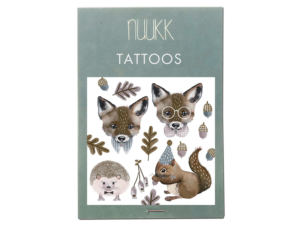 NUUKK-Bio-Tattoo-Fuchs-und-Eichhoernchen.jpg Bio Tattoo Fuchs und Eichhörnchen, NUUKK – Bild 1