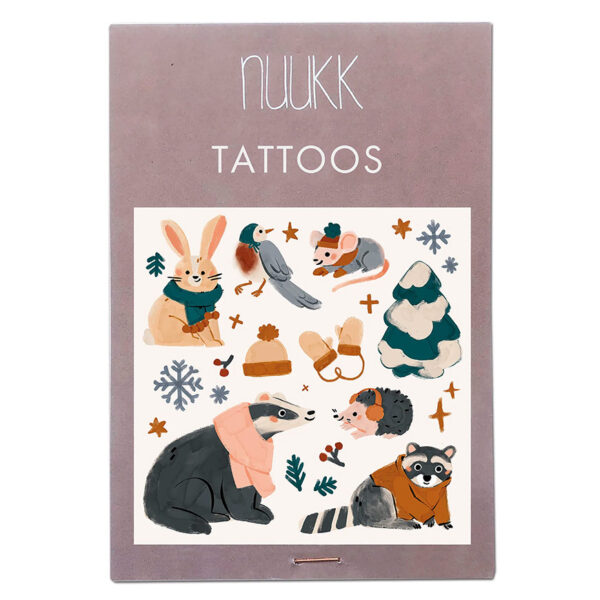 Bio Tattoo Mützen und Handschuhe, NUUKK