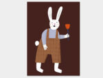 Postkarte Osterhase, NUUKK