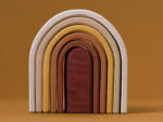 "Oval Rainbow" Stapelbogen Holz, RADUGA GREZ – Bild 3