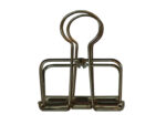 Papierklemme aus Metall 51 mm, Antik Brown – Bild 2