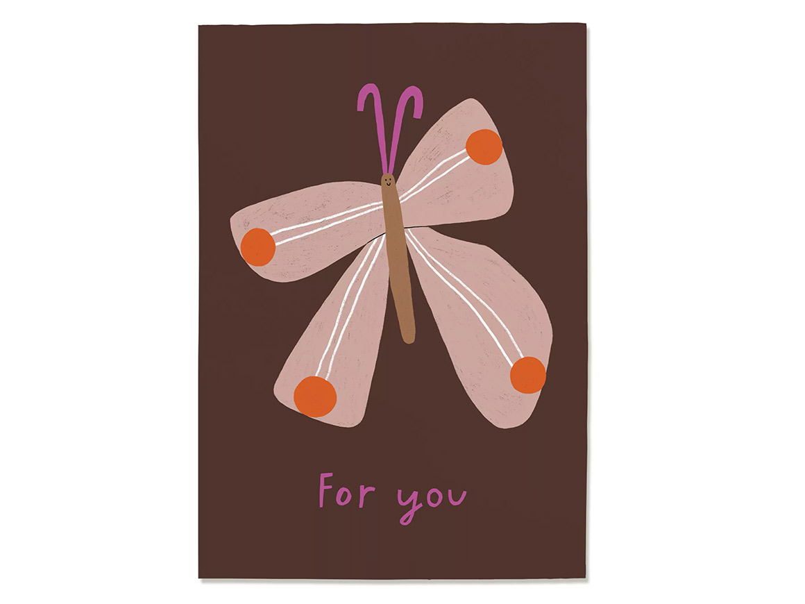 Postkarte-For-You-Schmetterling-nuukk.jpg Postkarte „For You – Schmetterling“ – Bild 1