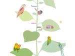 MIMI'lou Kinder-Messlatte WITH THE BIRDS – Bild 3