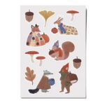 Stickerbogen Waldbewohner | 3 Bögen, NUUKK – Bild 2
