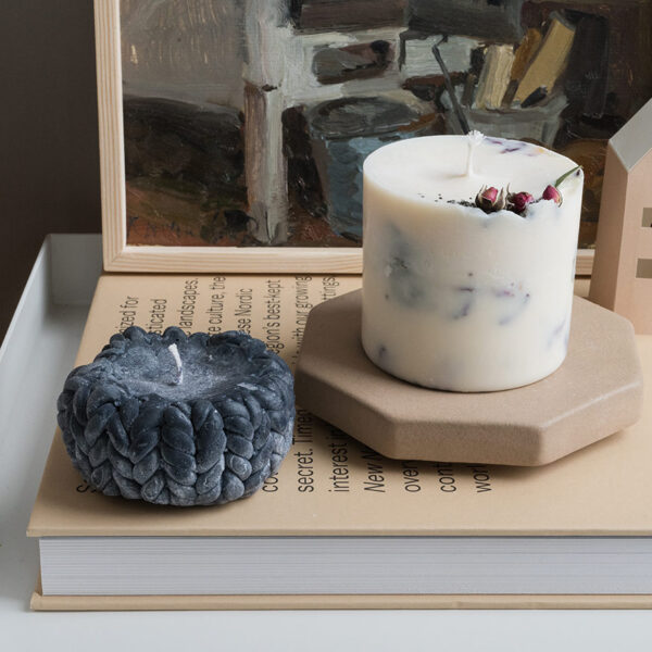 Telmas Botanica, Kerze Little Coziness Grau