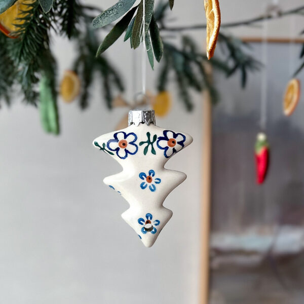 Weihnachtsschmuck TANNENBAUM aus Keramik