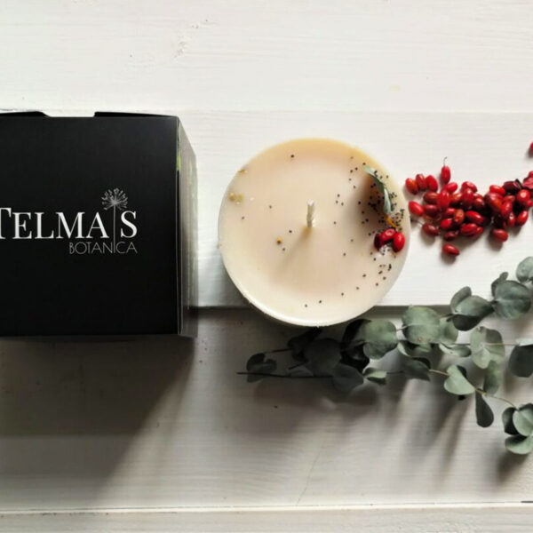 Telmas Botanica, Duftkerze Tobacco & OAK, klein