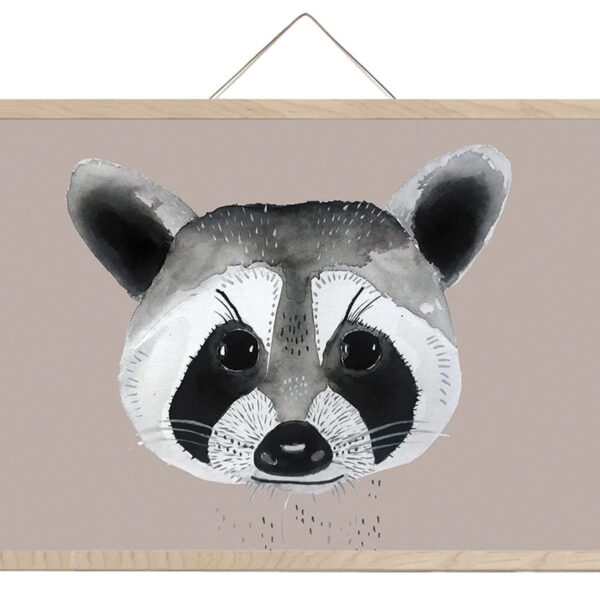 Waschbär Poster, NUUKK