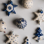Weihnachtsschmuck KUGELN aus Keramik