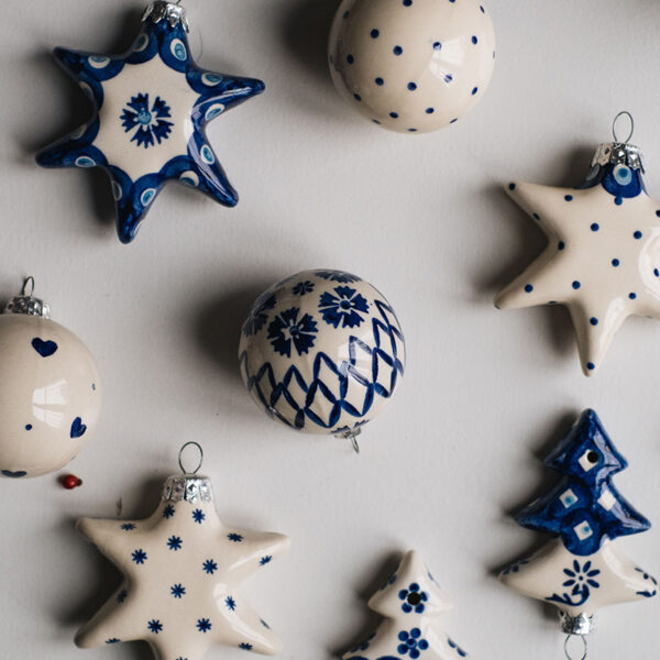 Weihnachtsschmuck KUGELN aus Keramik